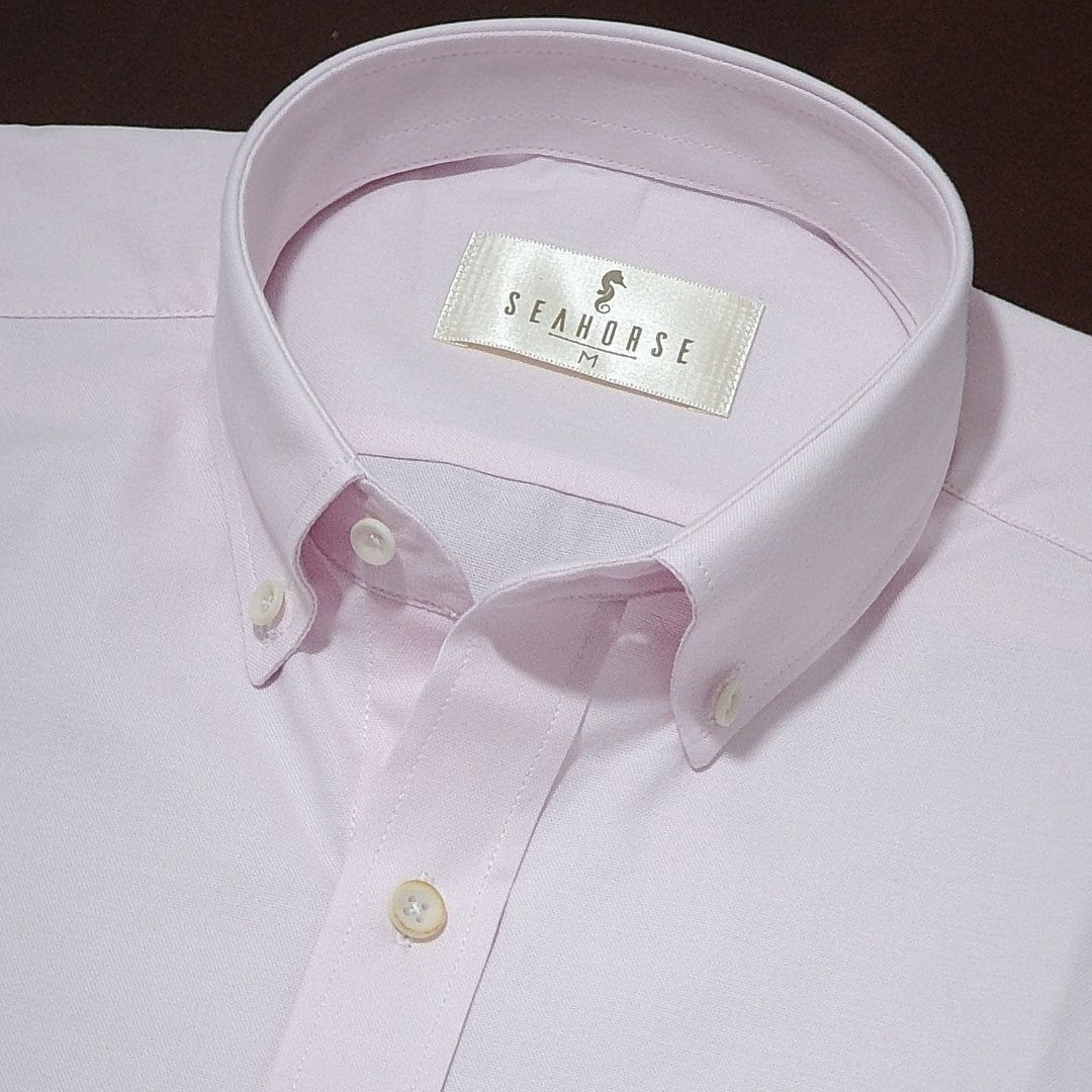 Camisa Manga Larga Oxford Premium Rosada