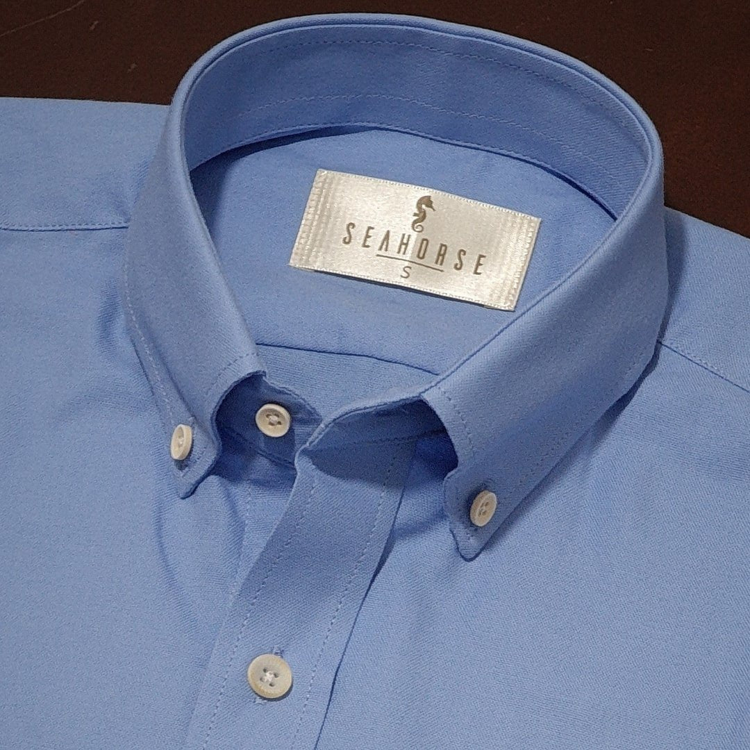 Camisa Manga Larga Oxford Premium Azul Celeste