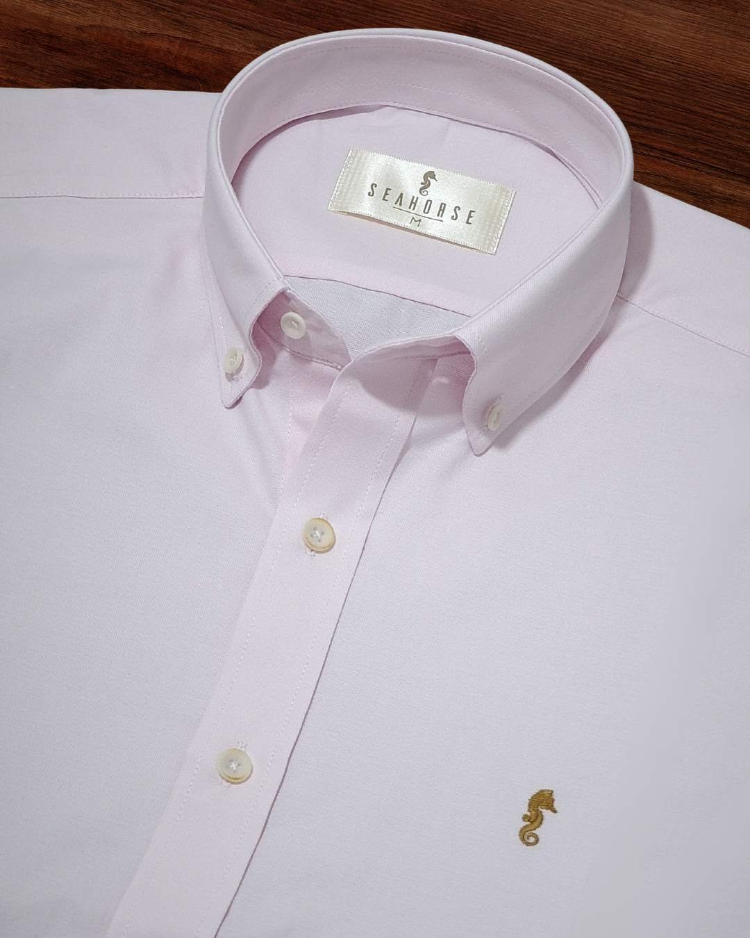 Camisa Manga Larga Oxford Premium Rosada
