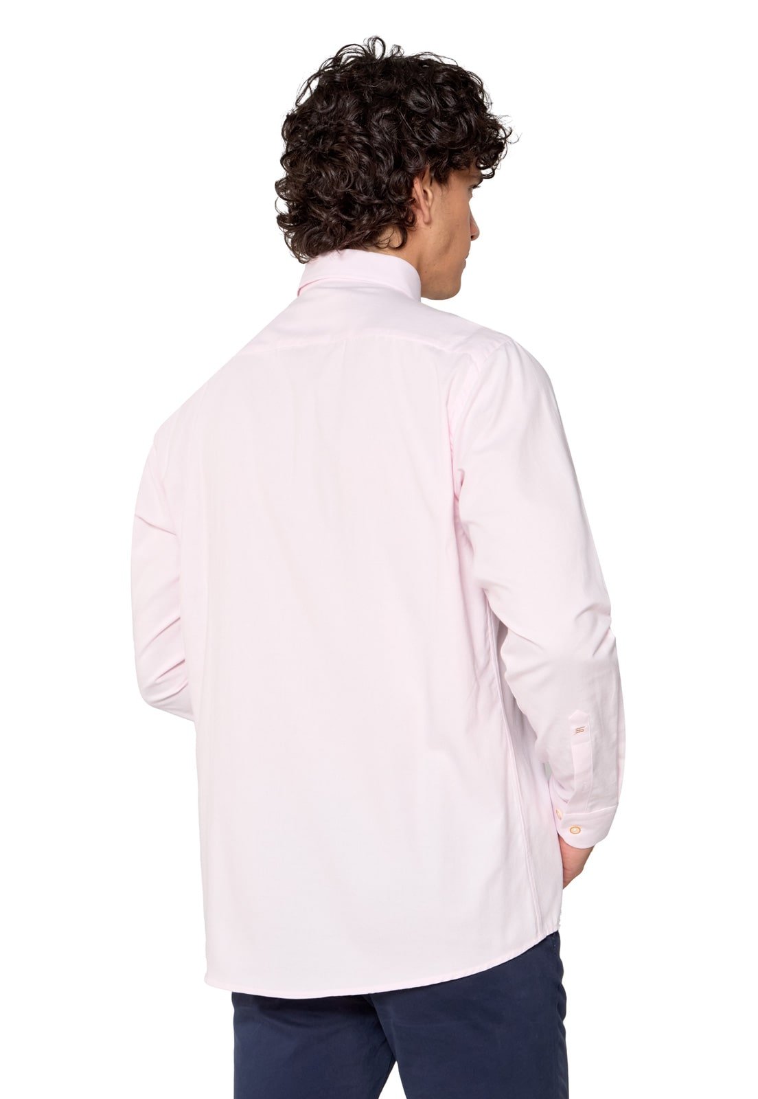 Camisa Manga Larga Oxford Premium Rosada