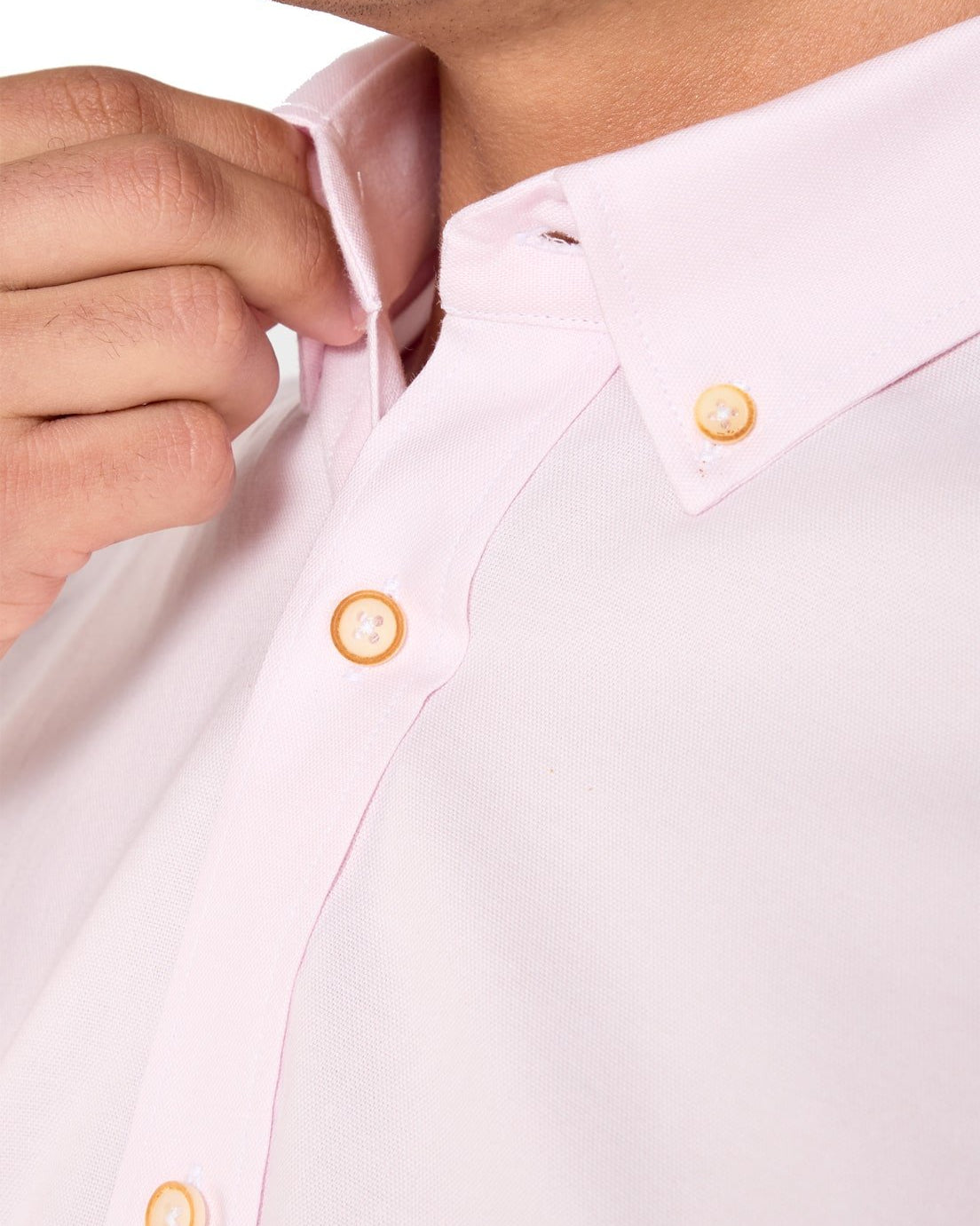 Camisa Manga Larga Oxford Premium Rosada