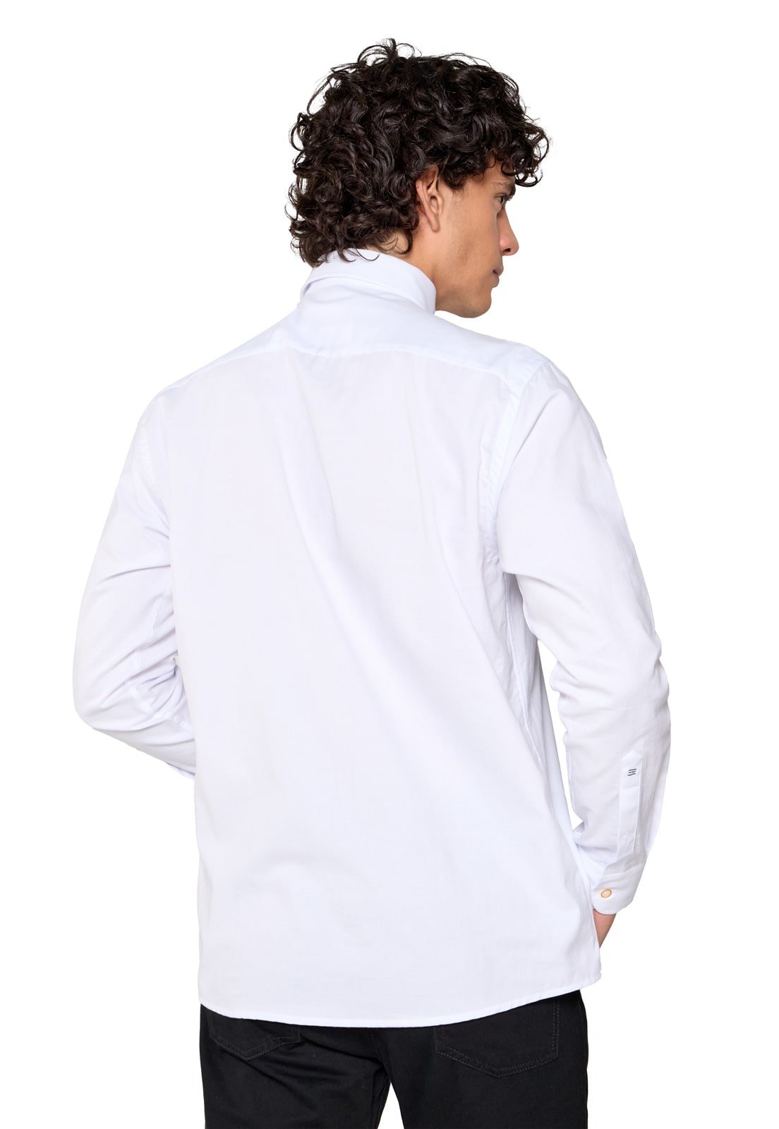 Camisa Manga Larga Oxford Premium Blanca