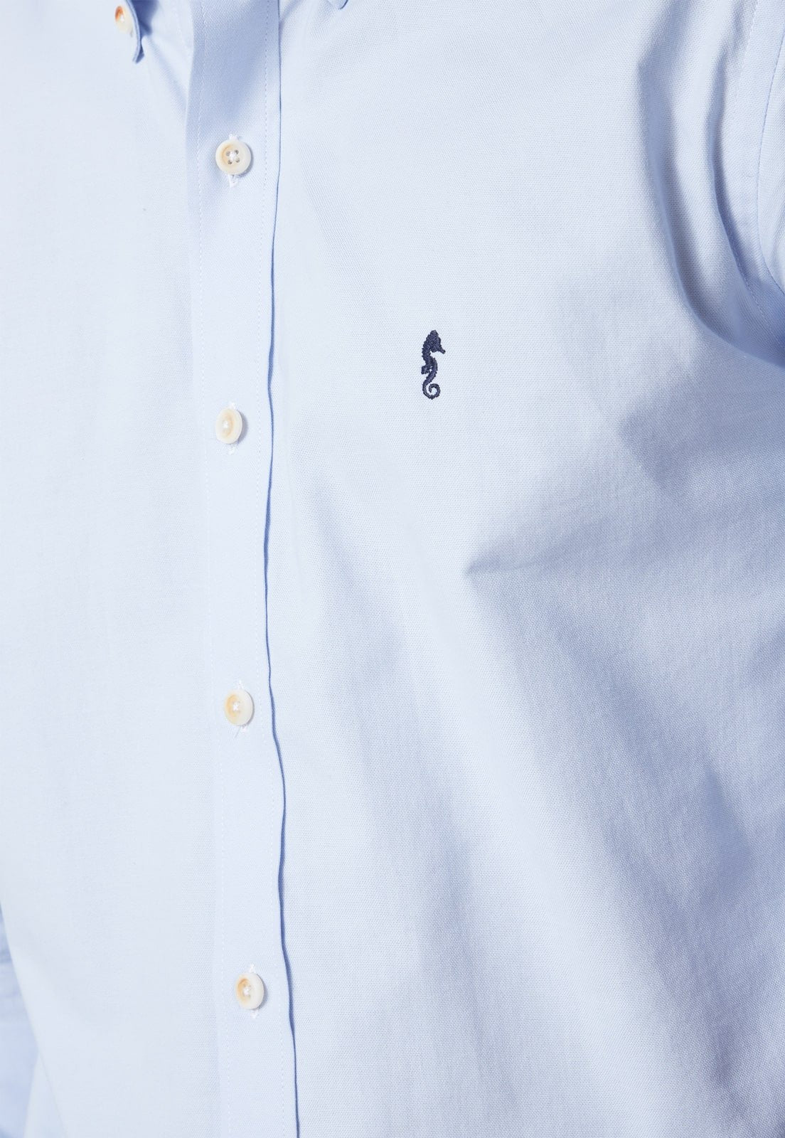 Camisa Manga Larga Oxford Premium Azul Claro