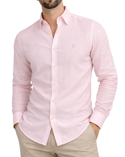 Camisa Milan Manga Larga Rosada