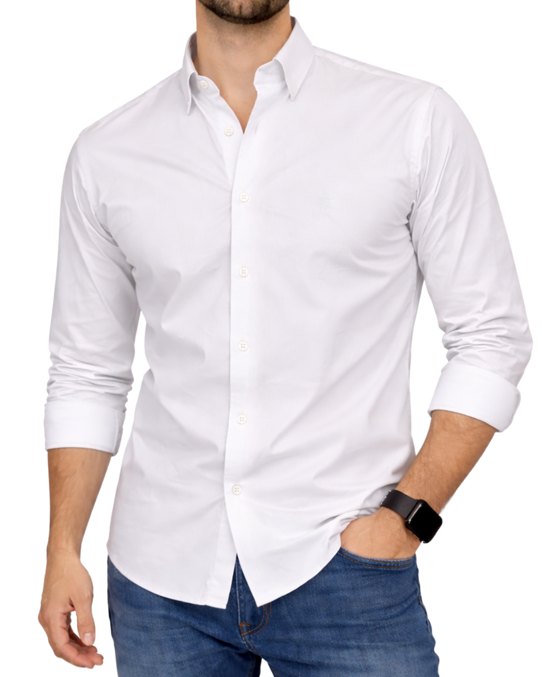 Camisa Pima Peruano Blanca
