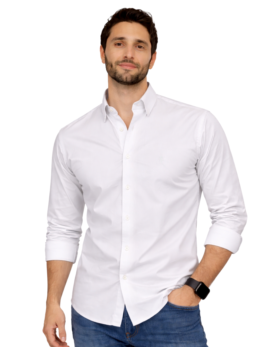 Camisa Pima Peruano Blanca