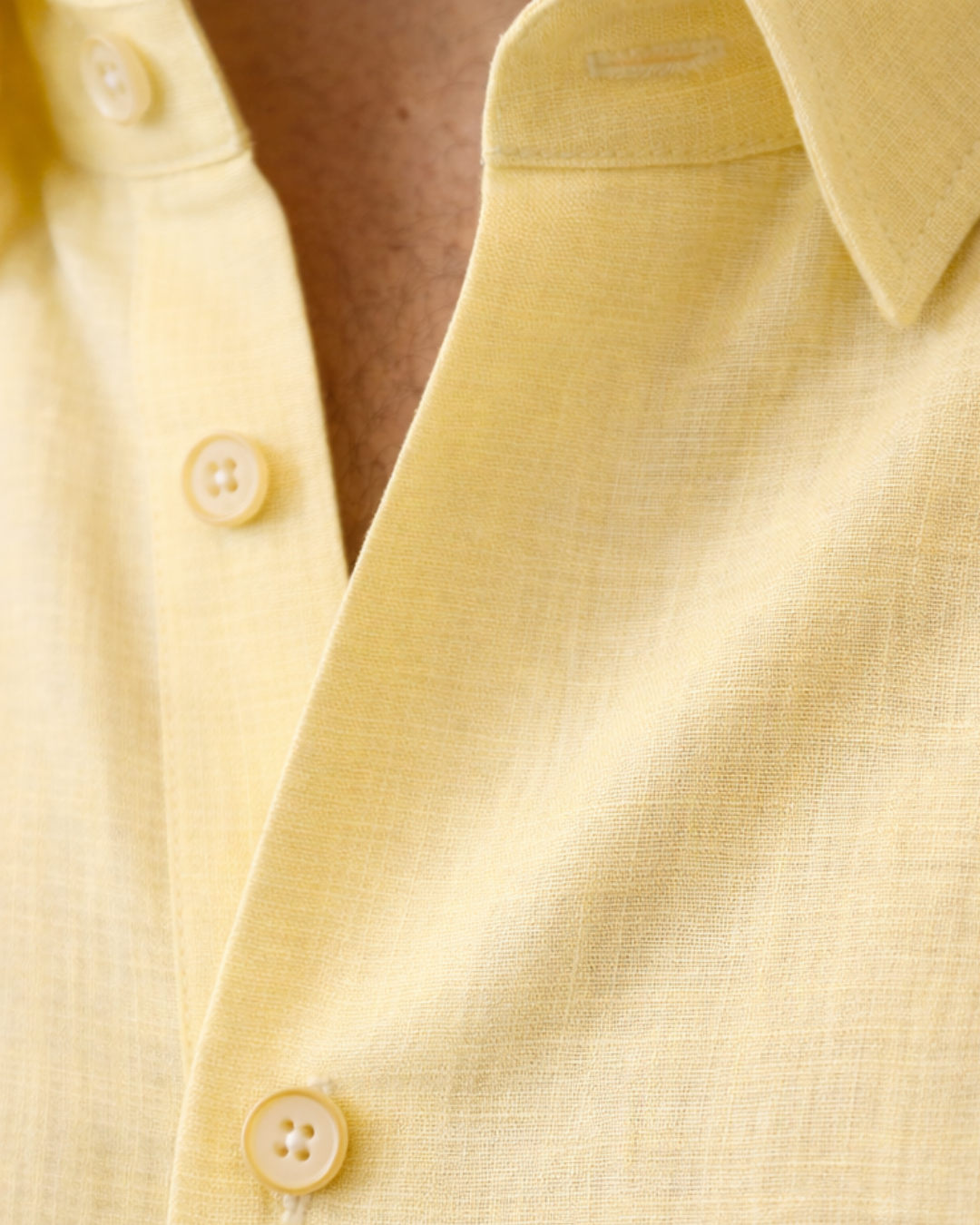 Camisa Milan Manga Larga Amarilla