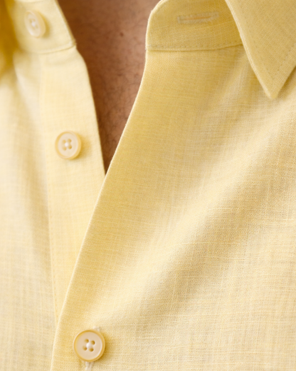 Camisa Milan Manga Larga Amarilla