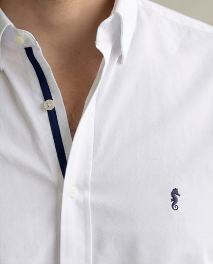 Camisa Berlin Manga Larga Blanca